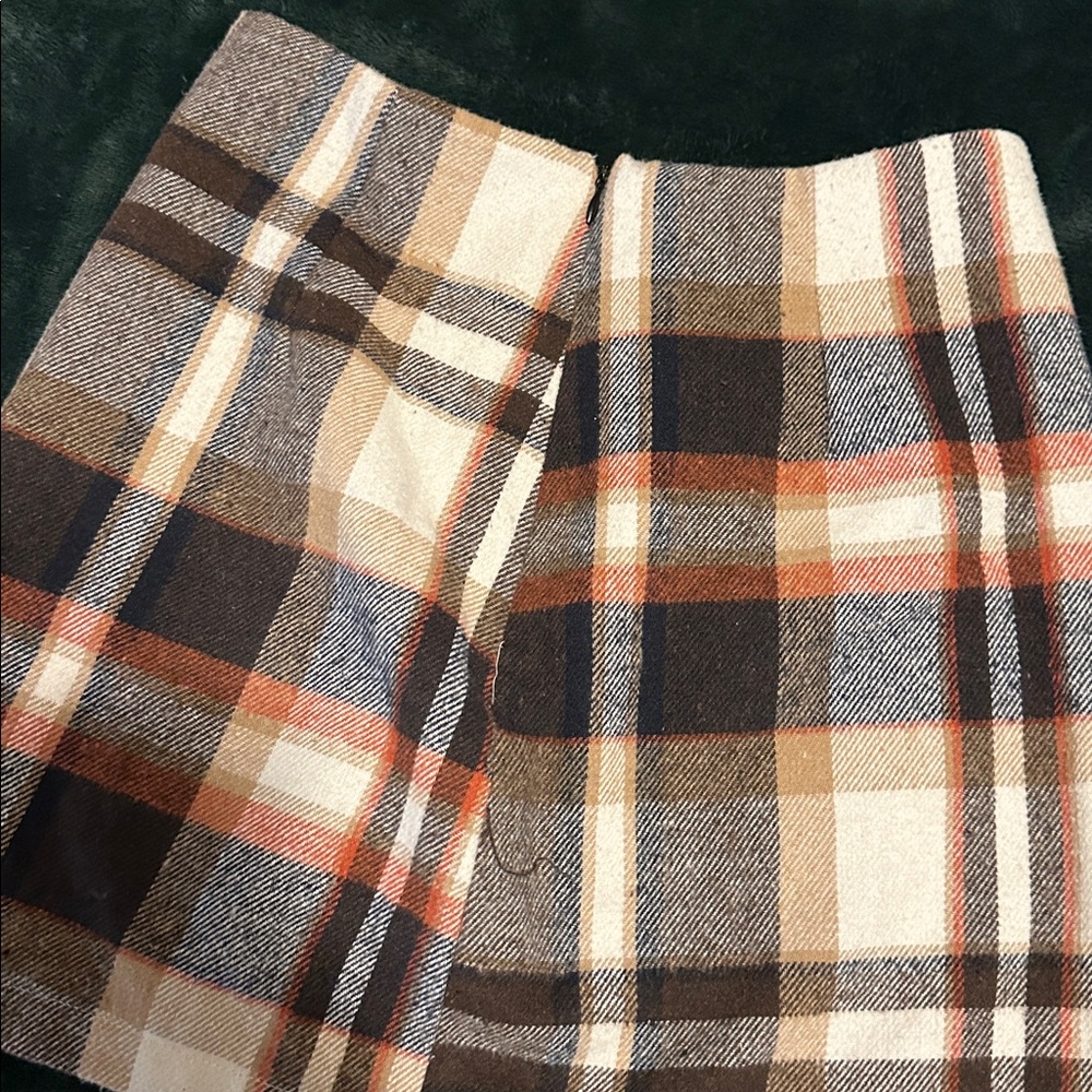 SHEIN Classic Plaid Wool Mix Bodycon Skirt - Picture 3 of 5